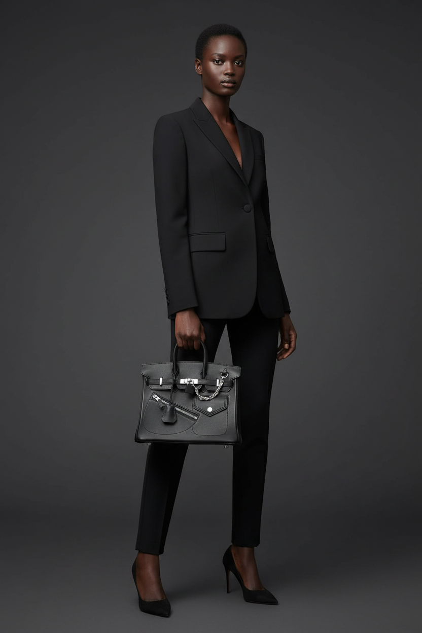 Hermès Birkin 25 Black Leather with Palladium Hardware — 2026 Collection